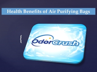 Health Benefits of Air Purifying Bags With OdorCrush