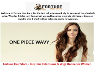 Colored Synthetic Hair Extensions