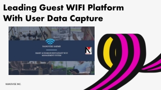 Restaurant WiFi Management System | Nanovise Inc.