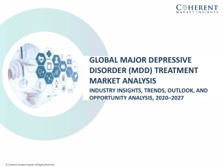 Major Depressive Disorder (MDD) Treatment Market Size Share Trends Forecast 2026