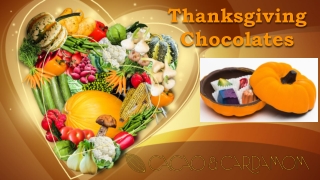 Thanksgiving Chocolates | Chocolate Thanksgiving Turkeys