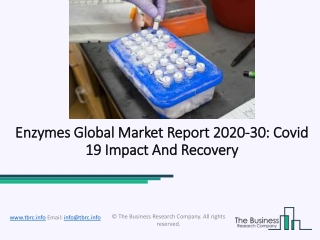 Worldwide Enzymes Market Company Assessment and Industry Analysis Till 2023