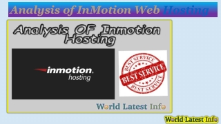 Analysis of InMotion Web Hosting