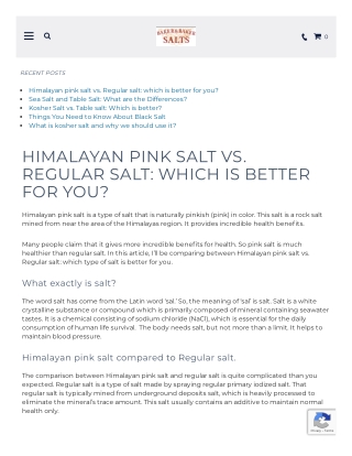 HIMALAYAN PINK SALT VS. REGULAR SALT: WHICH IS BETTER FOR YOU?