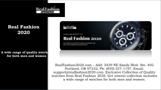 RealFashion2020.Com - (855) 227-1197