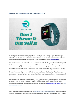 Sell Smartwatch Online |  Sell Samartwatch,