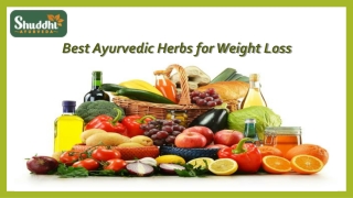 best ayurvedic herbs for weight loss