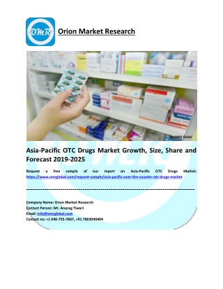 Asia-Pacific OTC Drugs Market Research and Forecast 2019-2025