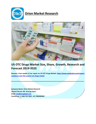 US OTC Drugs Market Research and Forecast 2019-2025