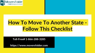How to Move to Another State - Follow this Checklist