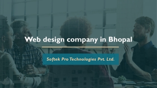 Web design company in Bhopal