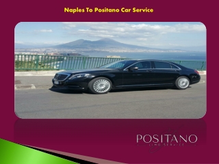 Naples To Positano Car Service