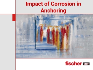 Impact of corrosion in Anchoring