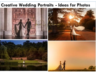 Creative Wedding Portraits - Ideas for Photos