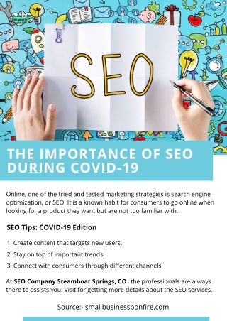 The Importance of SEO During COVID-19
