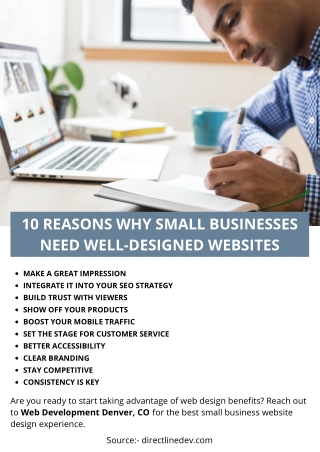 10 REASONS WHY SMALL BUSINESSES NEED WELL-DESIGNED WEBSITES
