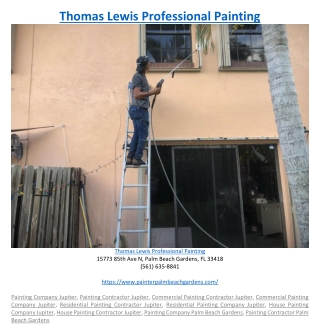 Thomas Lewis Professional Painting