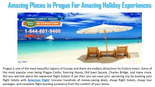 Amazing Places in Prague For Amazing Holiday Experiences
