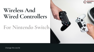 Wireless and Wired Controllers for Nintendo Switch