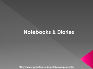 Notebooks & Diaries