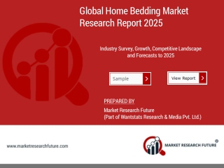 Home Bedding Market Research, Statistics and Growth to 2025