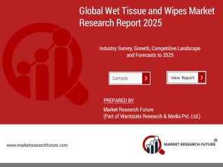 Global Wet Tissue and Wipes Market Research Report - Forecast till 2025