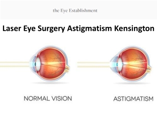 Laser Eye Surgery Astigmatism Kensington