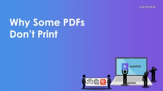 Why some PDFs don't print