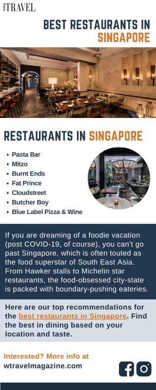 Best Restaurants In Singapore