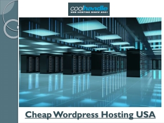 Cheap Wordpress Hosting USA