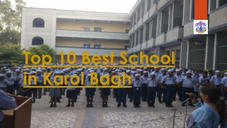 Top 10 Best School in Karol Bagh