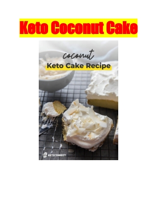 Keto Coconut Cake