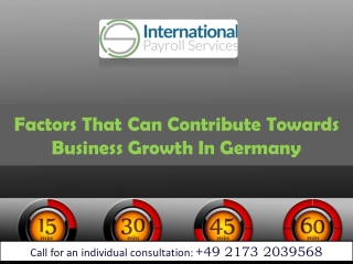 Factors That Can Contribute Towards Business Growth In Germany