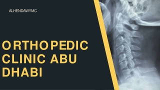 Orthopedic Doctor In Abu Dhabi | Orthopedic Clinic Abu Dhabi