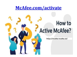 Mcafee.com/Activate - Enter McAfee 25 Digit code - McAfee Activate