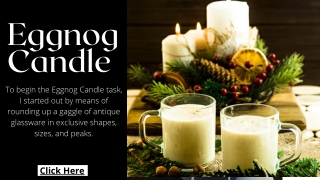 Eggnog Candle