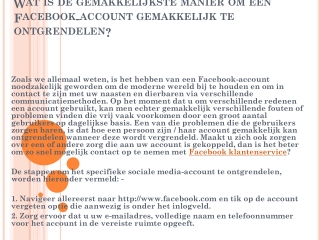 Telefoonnummer facebook Nederland Krijg de beste deal online voor jou