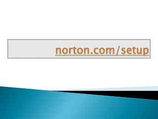 Why it is Important  to have Norton Setup Product?