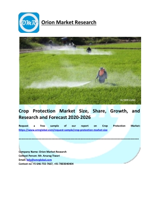 Crop Protection Market Research and Forecast 2020-2026