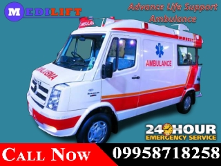 Get Most Comfortable Medilift Road Ambulance in Patna and Ranchi with Amazing and Advanced Supervision