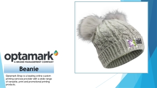 Custom Beanie Hat Pnline - Optamark