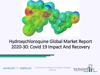 Hydroxychloroquine Market Outlook, Share, Growth Analysis, Trends and Forecast 2020 – 2030
