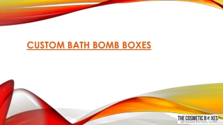 Custom Bath Bomb Boxes