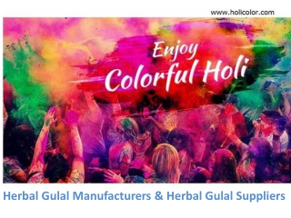 Herbal Gulal Manufacturers & Herbal Gulal Suppliers