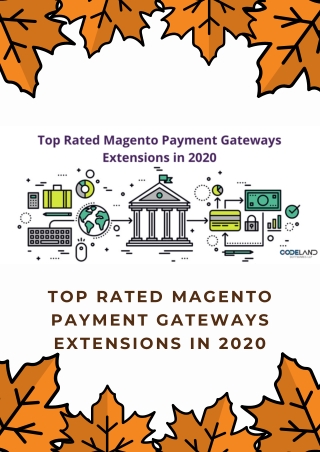 Top Rated Magento Payment Gateways Extensions in 2020