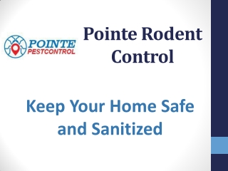 Pointe Rodent Control