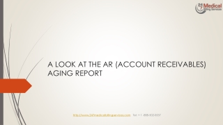 A LOOK AT THE AR (ACCOUNT RECEIVABLES) AGING REPORT
