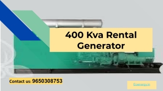 400 kVA Generator For Sale