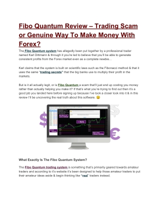 The Fibo Quantum trading system