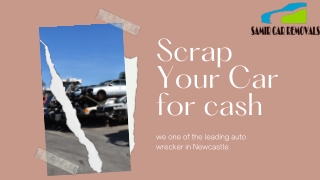 scrap my car for cash